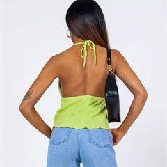 Women's Vest Camisole Sexy Lace-up Drawstring Camisole