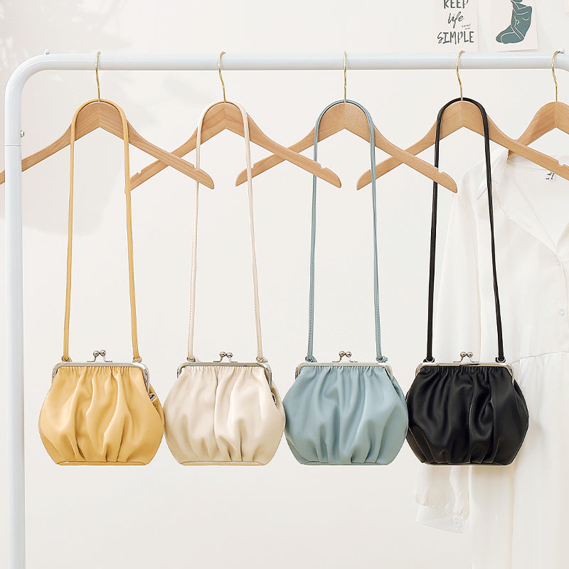 Pleated Fashion Shoulder Women's Cross-body Bag