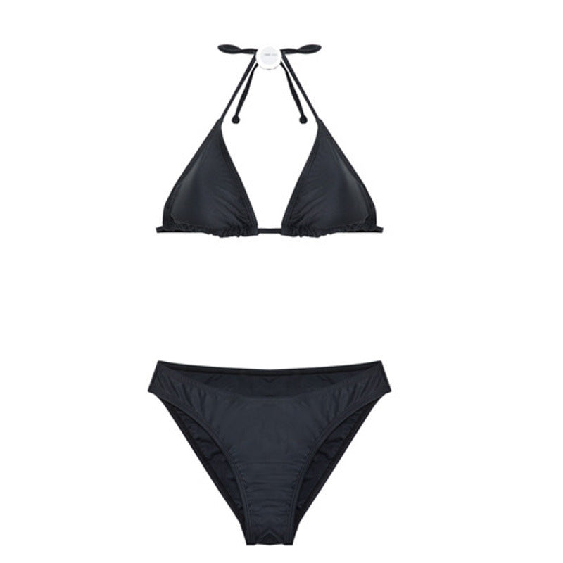 Sexy Triangle Split Hot Spring Vacation Swimsuit