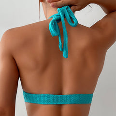 Lace-up Bikini Swimsuit Vacation Top