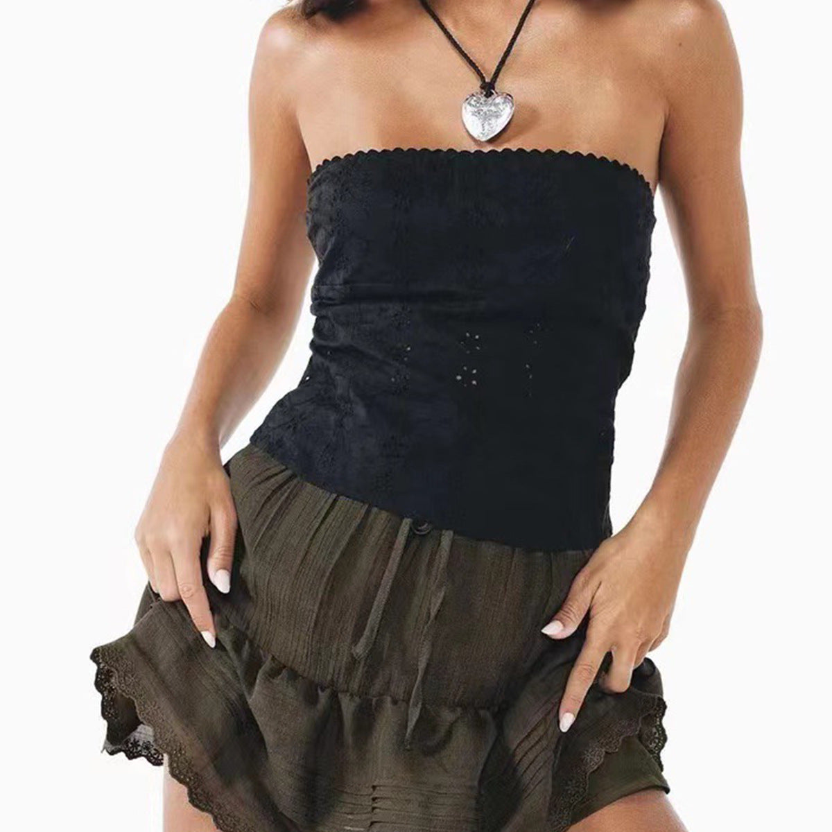 Vest Women's Strapless Top Base Clothing