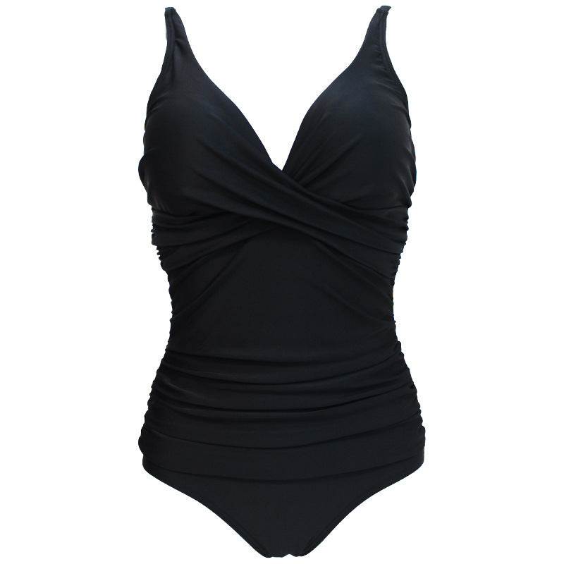 Triangle One-piece Swimsuit Women's Shoulder