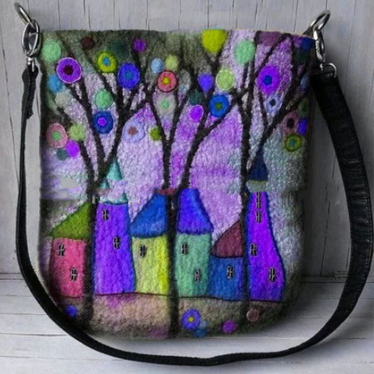 Versatile printed cross-body bag