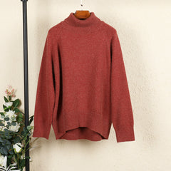 High collar knit bottoming shirt
