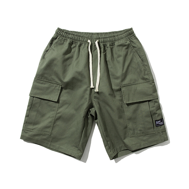 Summer New Men's Loose Five-Point Pants