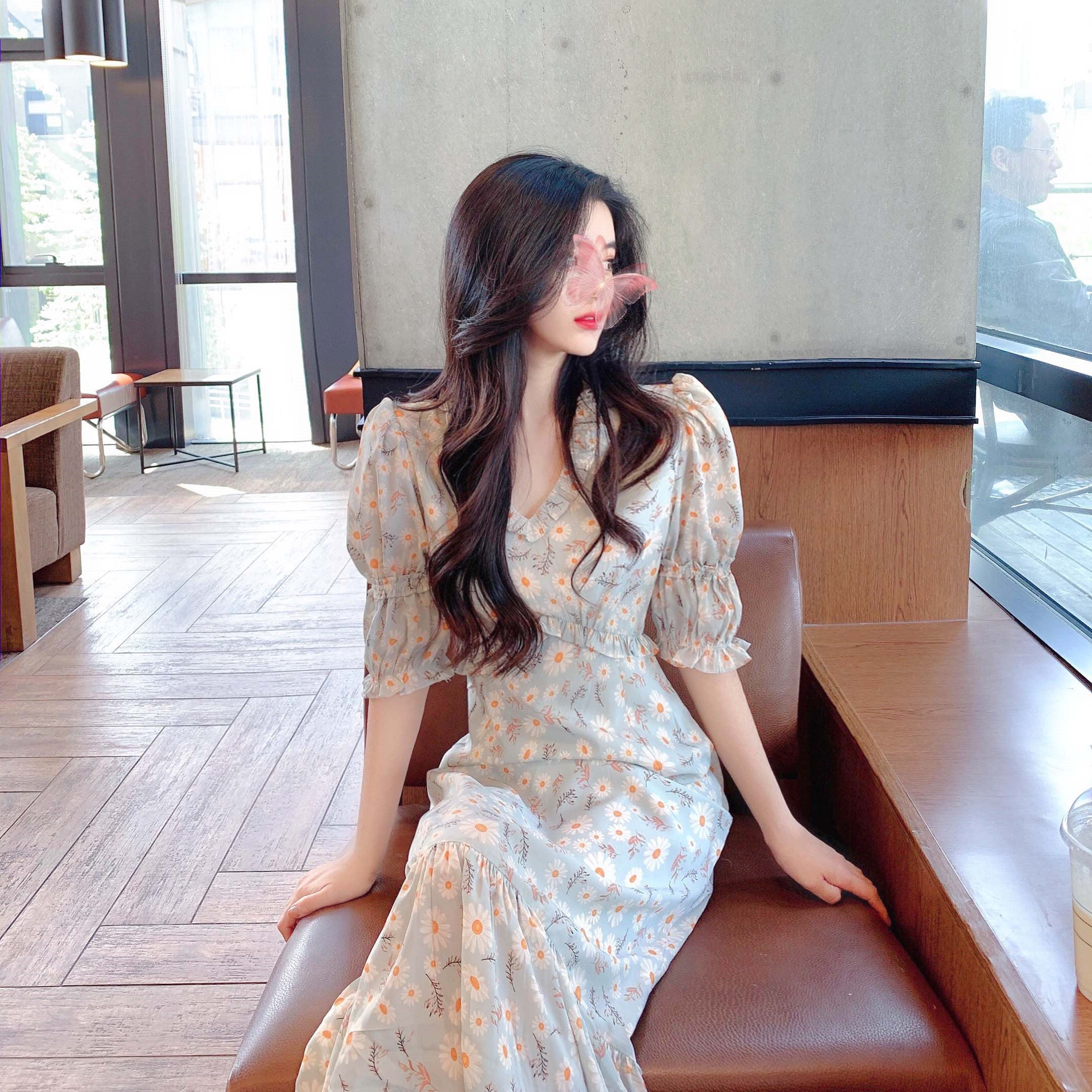 Summer Small Daisy Floral Dress