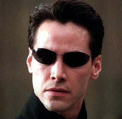 Men's Frameless Oval Avant-garde Polarized Sunglasses