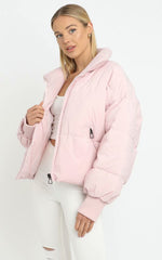 Women's Urban Leisure Versatile Stand Collar Puffer Jacket