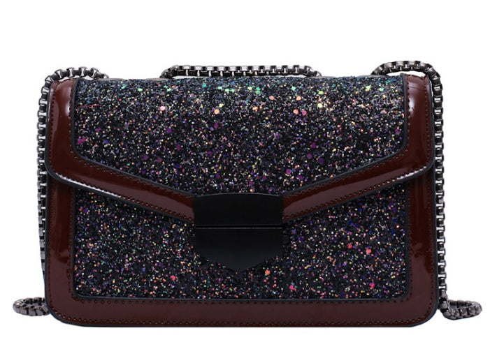 Sequin cross body bag