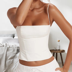 Short Sleeveless French Hot High-end Sweet Fashion Slim Fit Outerwear Top