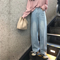 Retro Wide-Leg High-Waisted Jeans