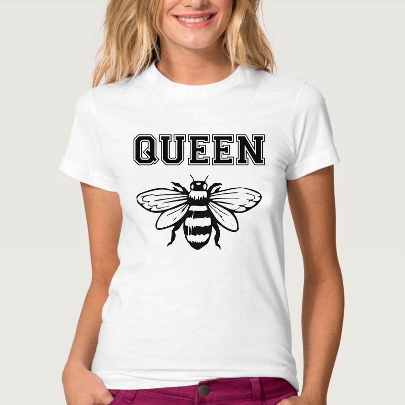 Round neck short sleeve T-shirt