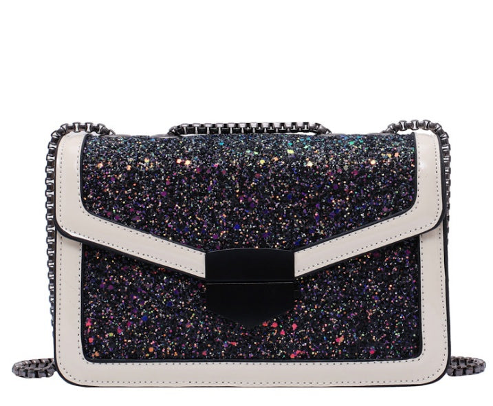 Sequin cross body bag