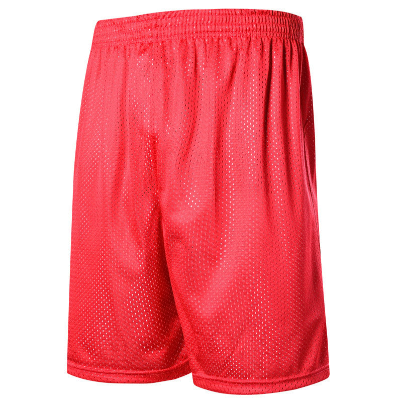 5-Summer knee shorts male hip hop Basketball Shorts double