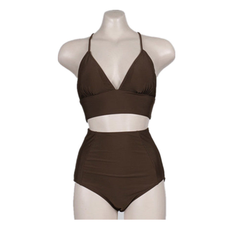 High waist spa swimsuit