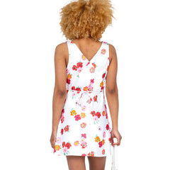 V-neck Floral Print Elegance Sleeveless Tank Dress