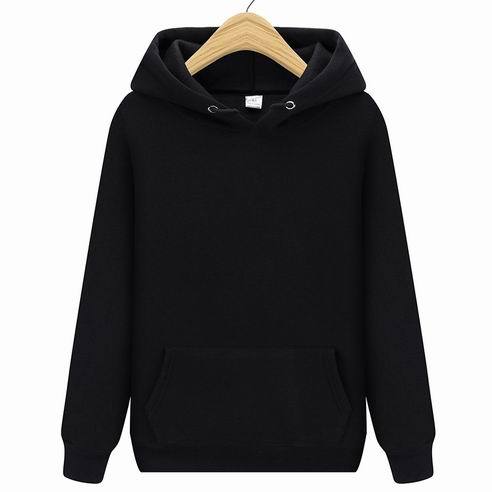 Pure cotton purple pullover hoodie solid color