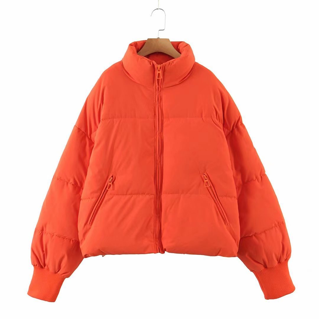 Women's Urban Leisure Versatile Stand Collar Puffer Jacket
