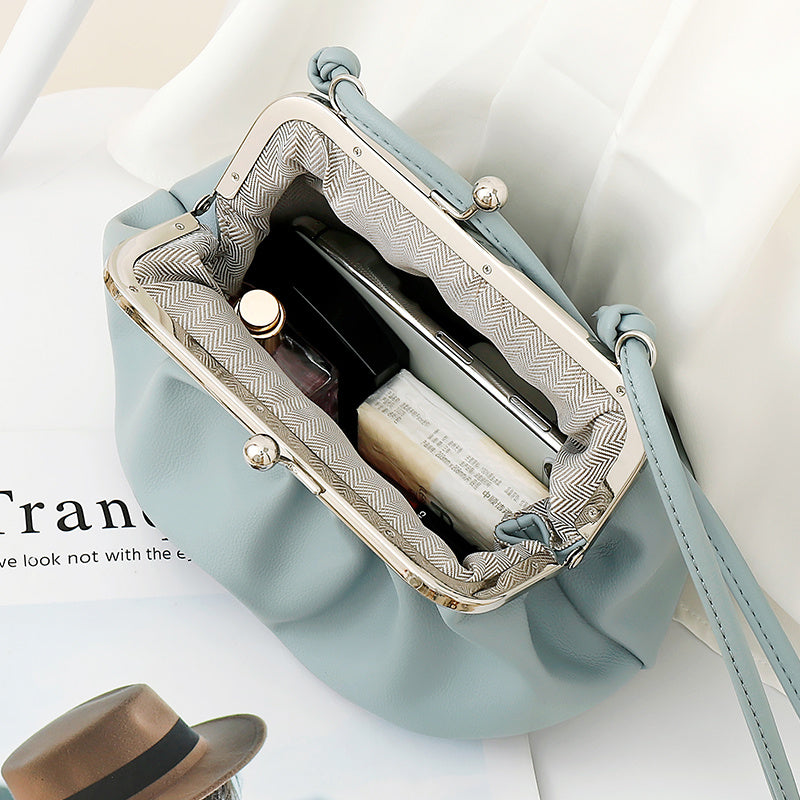 Pleated Fashion Shoulder Women's Cross-body Bag