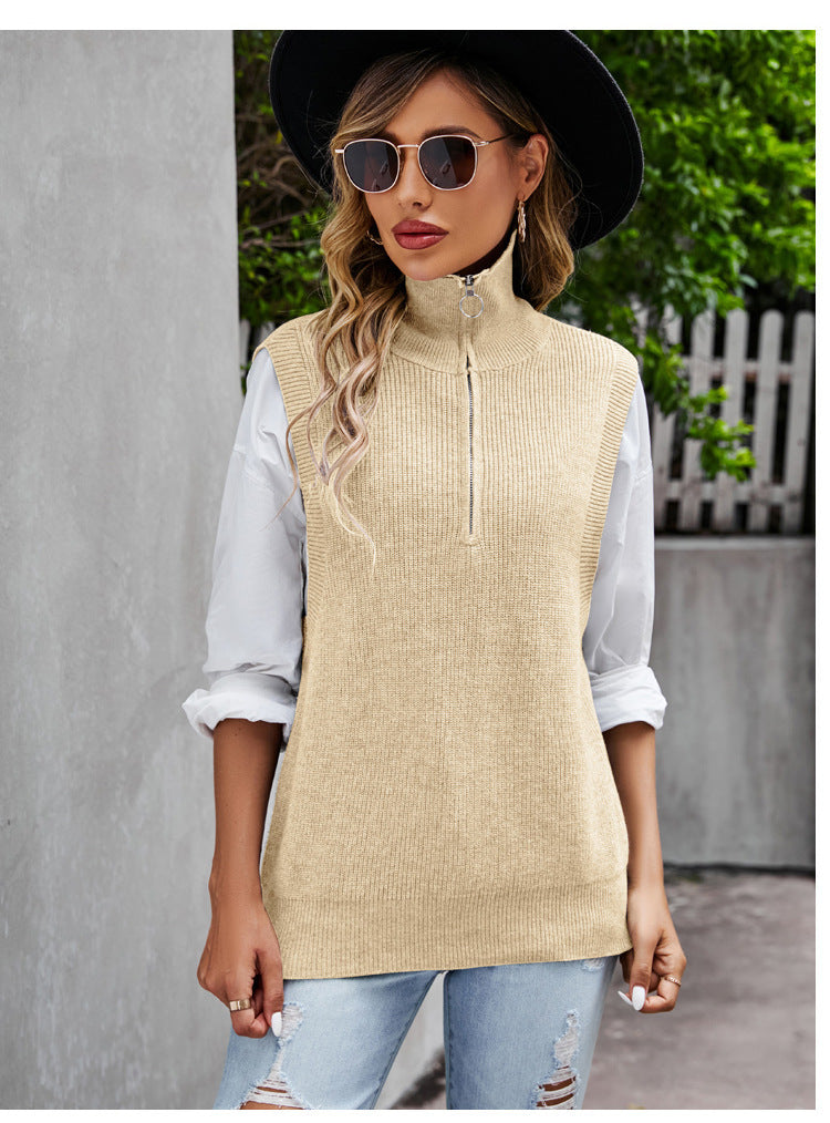 Jumper Women's Peplum Pullover Waistcoat