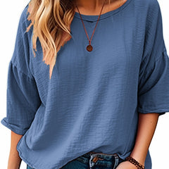 Fashion Women's Wear Comfortable Three-quarter-length-sleeved
