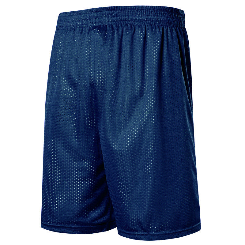 5-Summer knee shorts male hip hop Basketball Shorts double