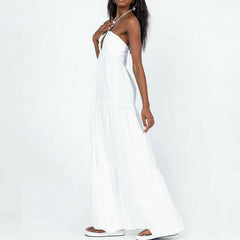 Women's French Halter Temperament Dress