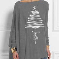 3D Digital Printing Long Sleeve Irregular Pullover Printed