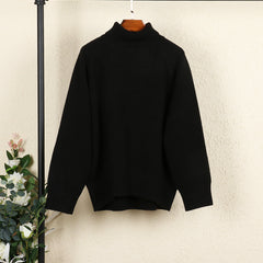 High collar knit bottoming shirt