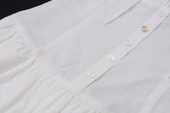 European And American Style French Style White Pure Desire Dress
