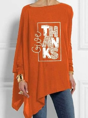 3D Digital Printing Long Sleeve Irregular Pullover Printed