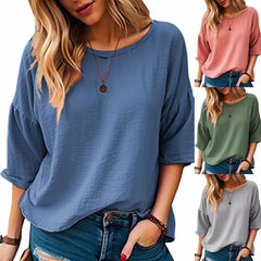 Fashion Women's Wear Comfortable Three-quarter-length-sleeved
