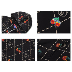Japanese Full Print Cherry Hooded Sweater For Men And Women