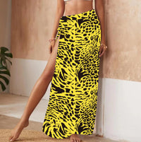 Women's Beach Half-length Skirt With High Slits