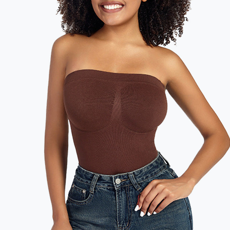 Women's Body-shaping Corsets Plus Size Base Tube Top Belly Contracting T-shaped