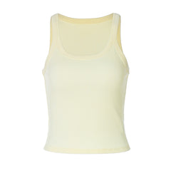 Women's Fashion U-neck Slim-fit Tank Top