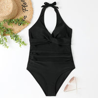 New Women's Fashion Cross One Piece Swimsuit