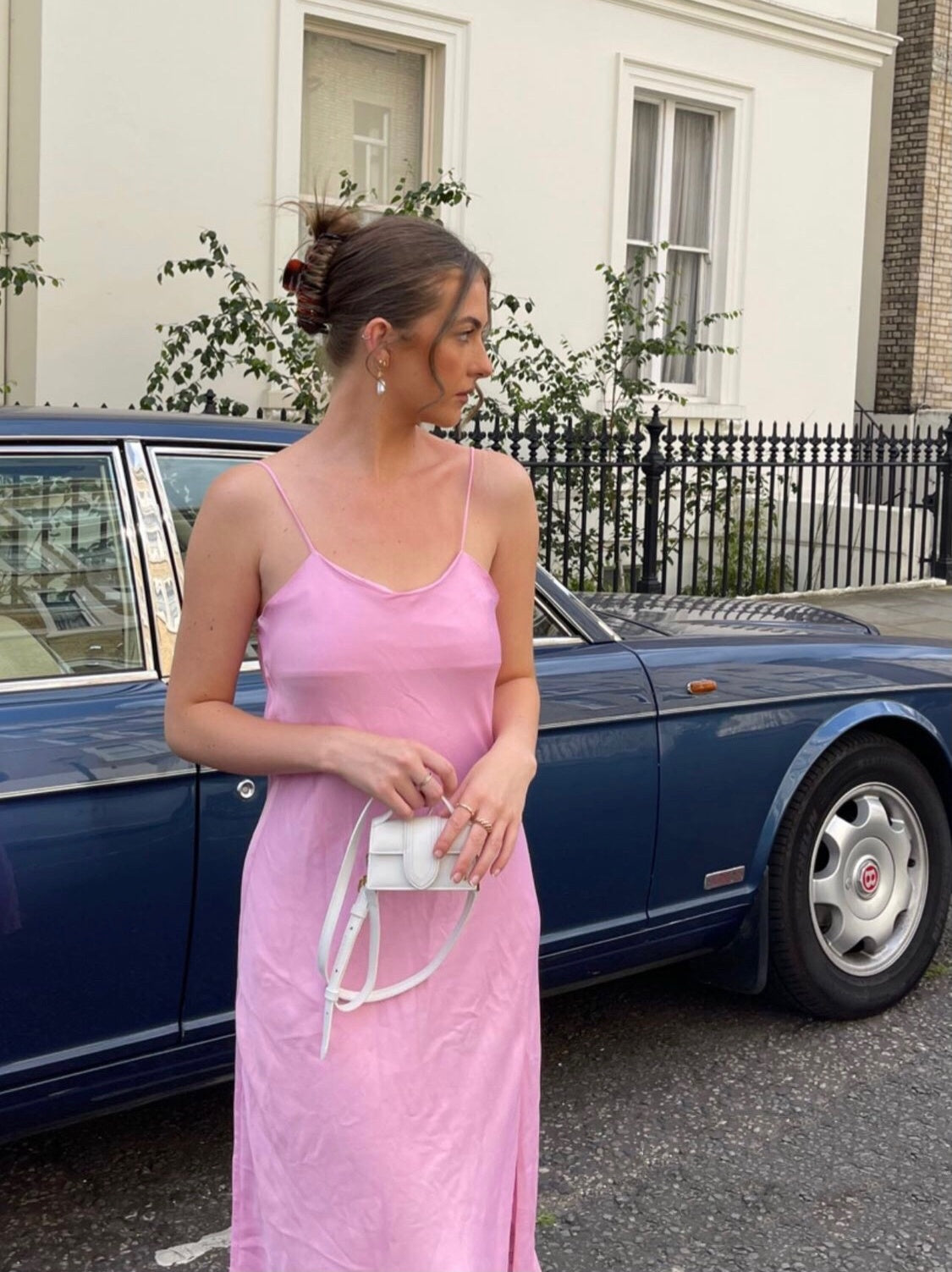 French First Love Dress Long Skirt Simple Suspenders