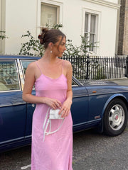 French First Love Dress Long Skirt Simple Suspenders