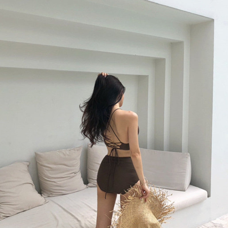 High waist spa swimsuit