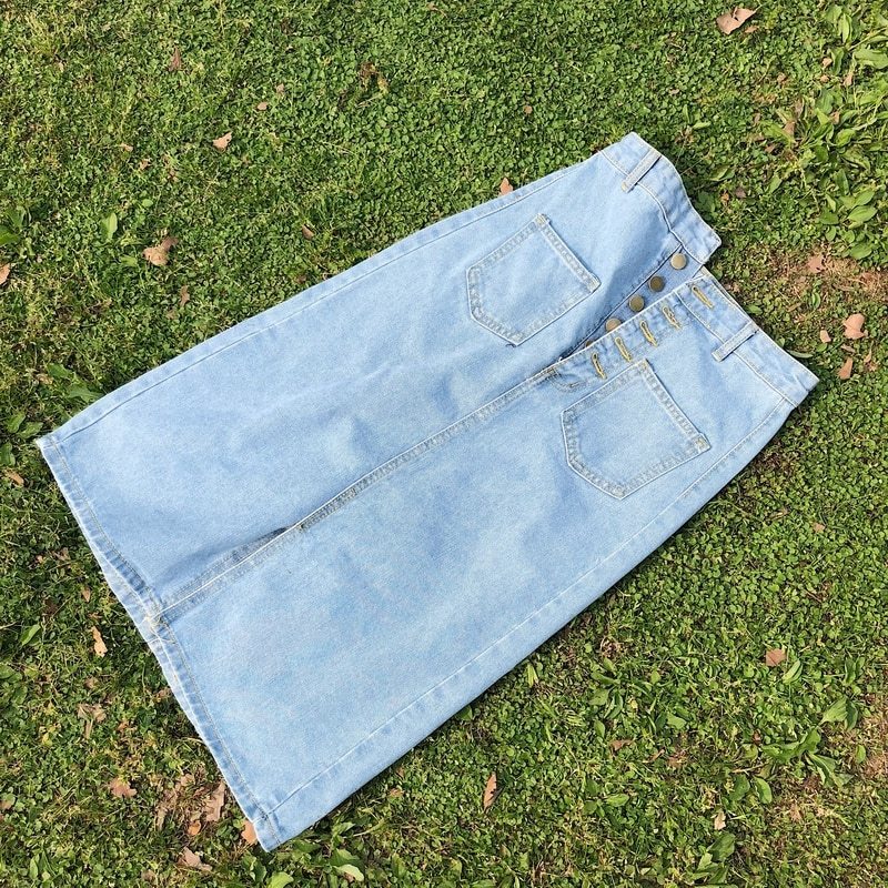 Slim high waist bag hip skirt
