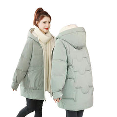 Women's Down Cotton-padded Jacket Mid-length Winter