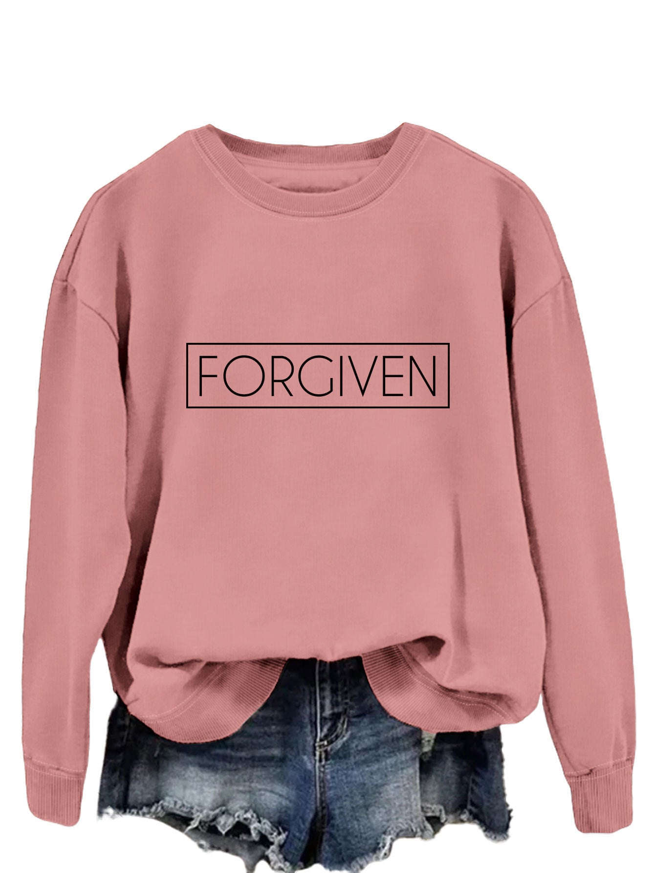 Trendy Tops Loose Long Sleeve Sweatershirt
