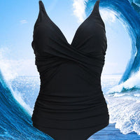 Triangle One-piece Swimsuit Women's Shoulder
