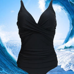 Triangle One-piece Swimsuit Women's Shoulder