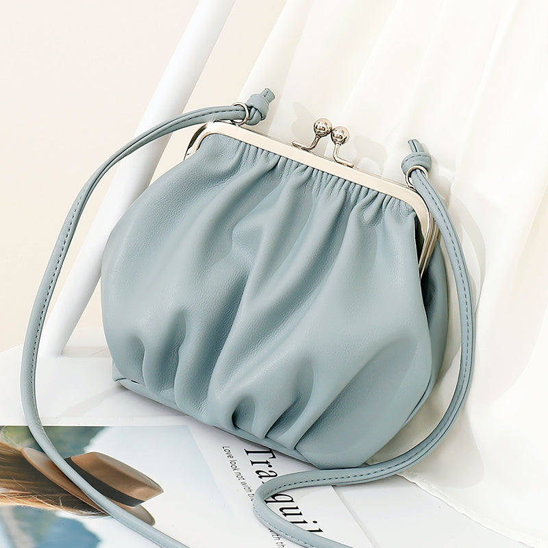 Pleated Fashion Shoulder Women's Cross-body Bag