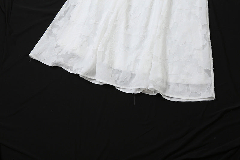 High Class Elegant Solid Color Slim Fit Bare Back Sling Dress