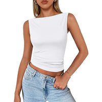 New Vest Slim Fit Women's Sleeveless Shirt