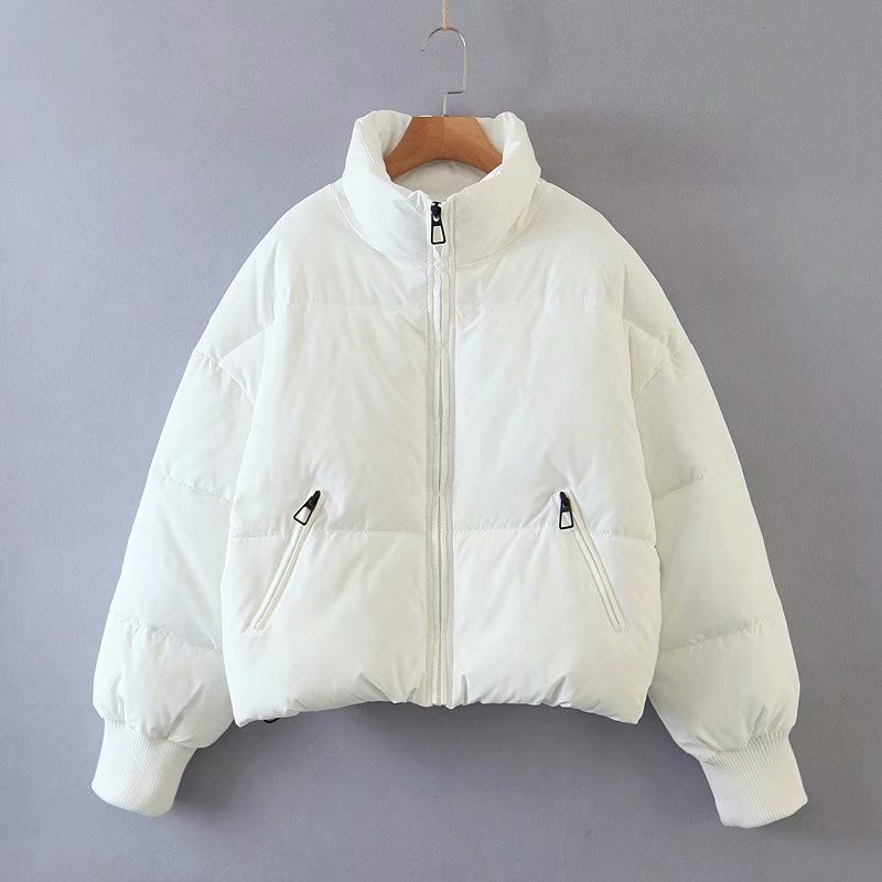 Women's Urban Leisure Versatile Stand Collar Puffer Jacket