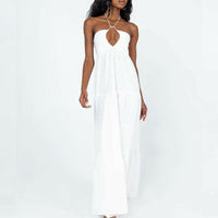 Women's French Halter Temperament Dress